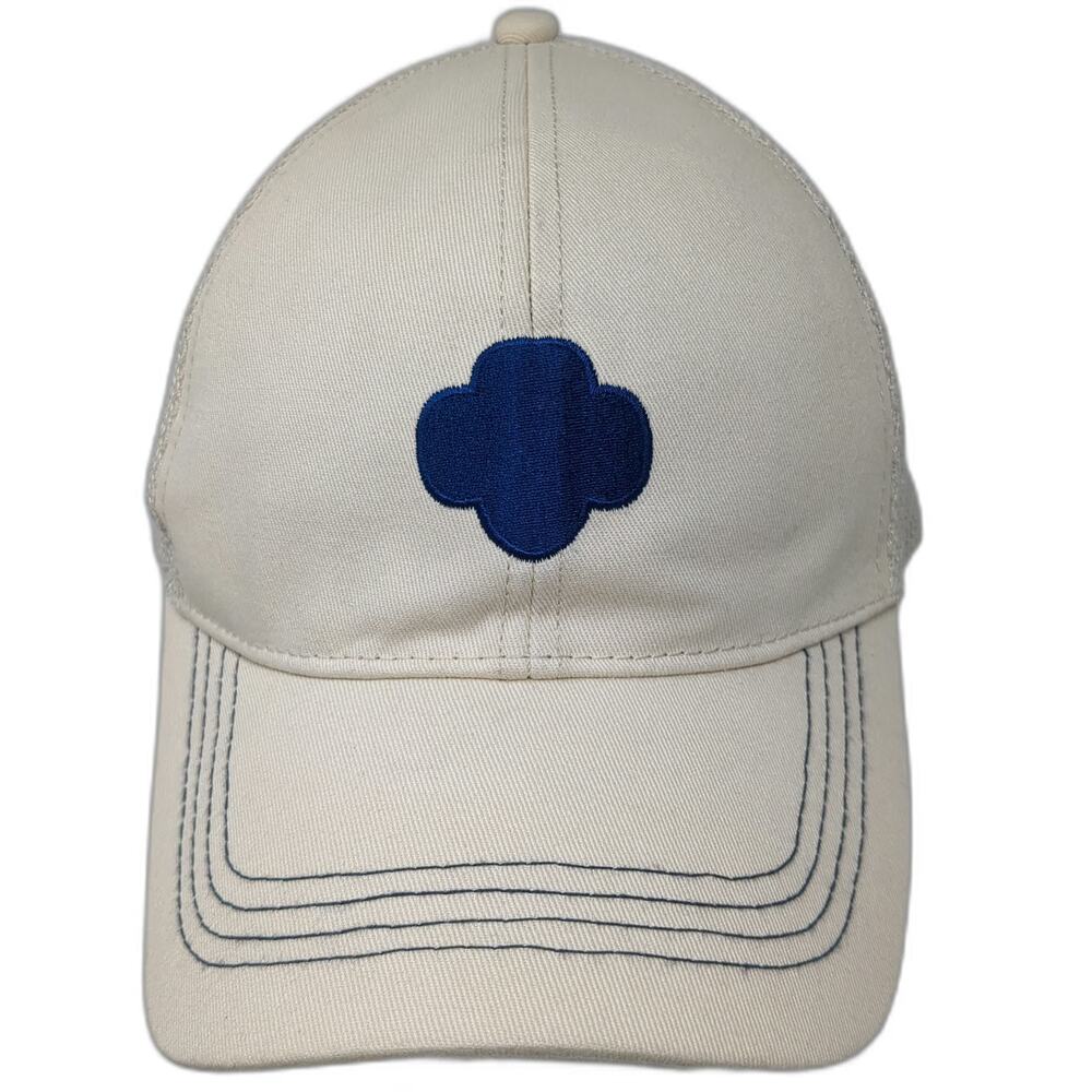 David and Young Baseball Cap Beige One Size Girl Scouts Strapback Mesh Logo Hat